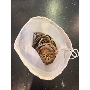 Mystery Jewelry Grab/Mix Bag over 1lb GOLD TONE wearable fashion/costume